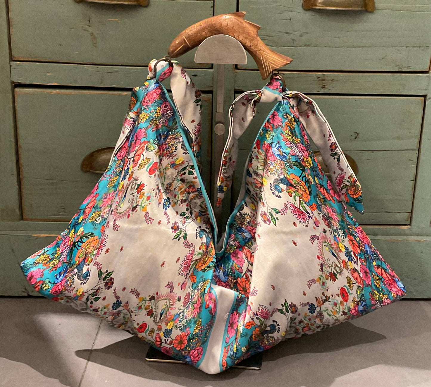 Small scarf bag 203822: Abricot