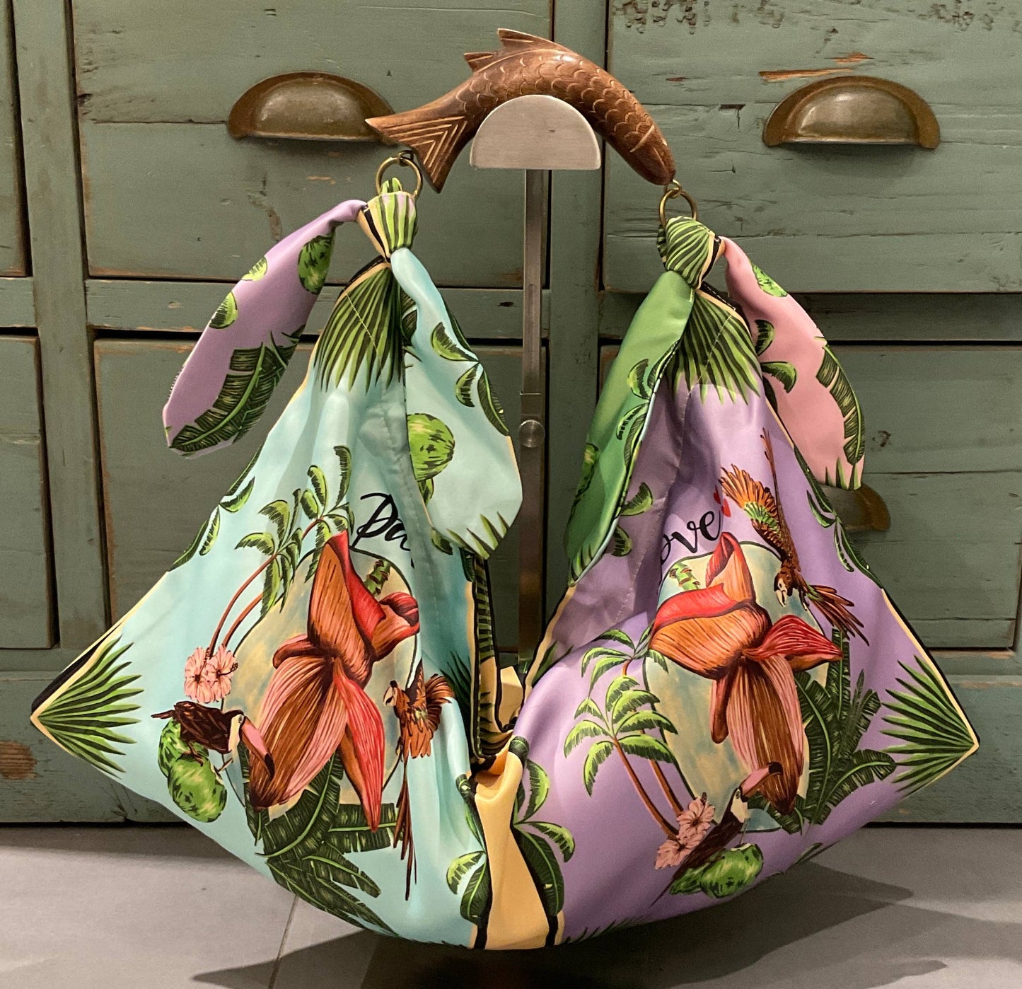 Small scarf bag 203822: Grey
