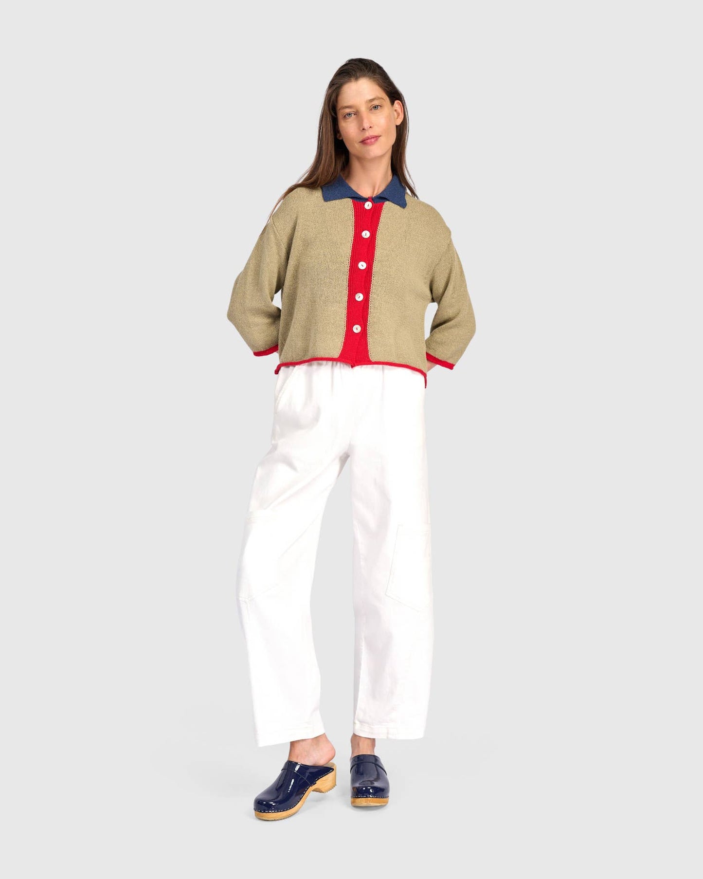 Coco Cardigan, Stone