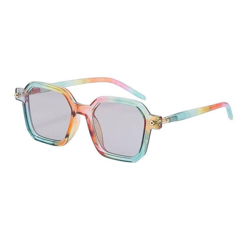 Fashion Square Frame Anti-Blue Light Sunglasses