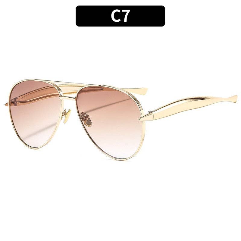 Metal Frame Sunglasses