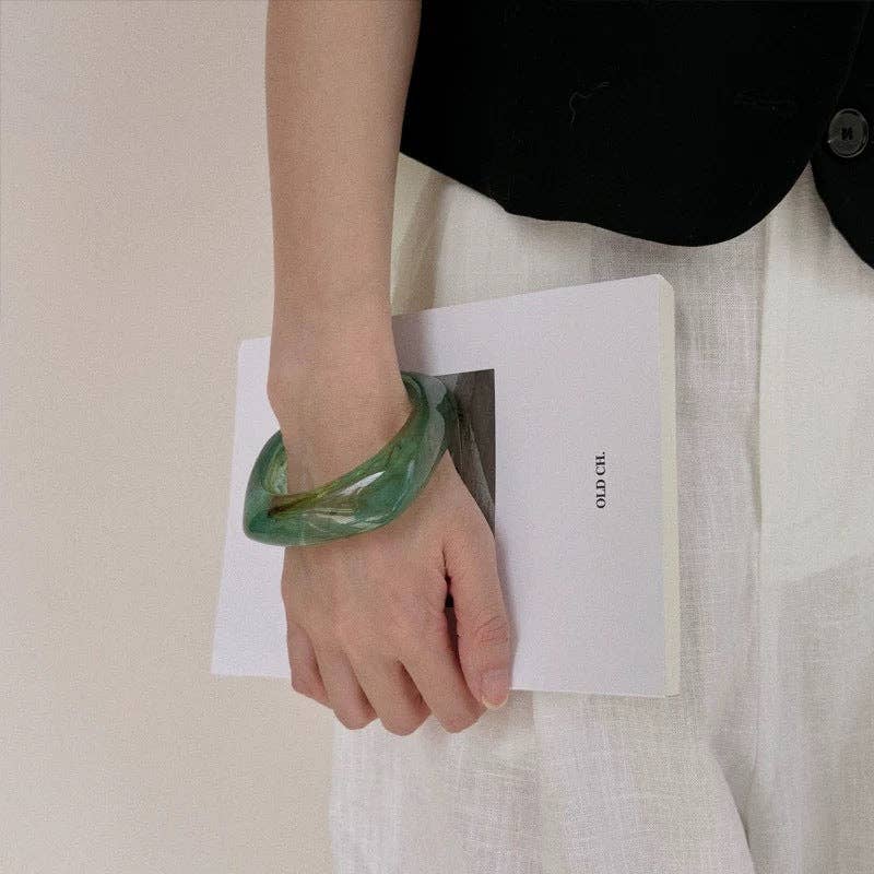 Colorful Irregular Single Acrylic Bracelets DP25B570