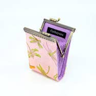 Butterfly or Dragonfly Brocade Card Holder with RFID