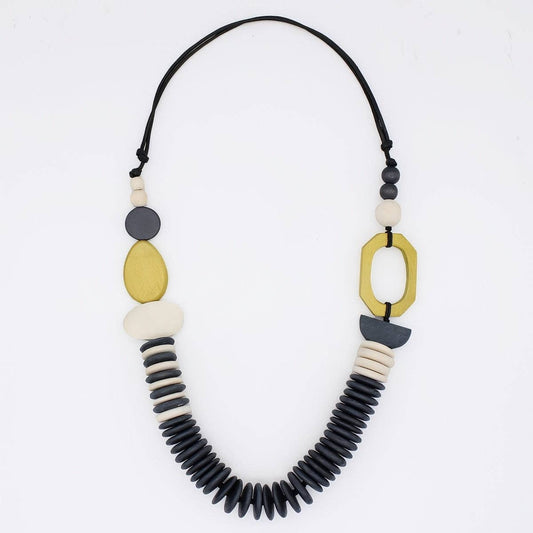 Chartreuse Wood Sophie Necklace
