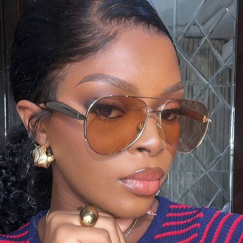 Metal Frame Sunglasses