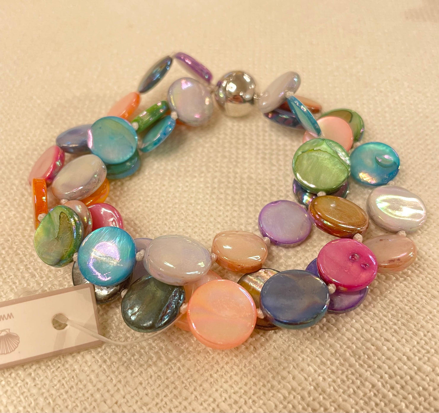 Mother of Pearl Beaded Bracelet