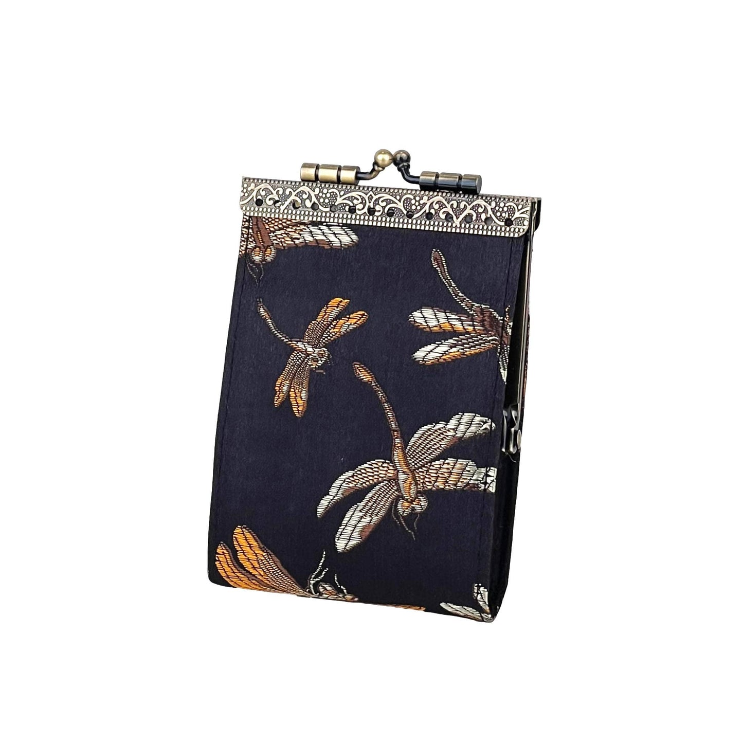 Butterfly or Dragonfly Brocade Card Holder with RFID