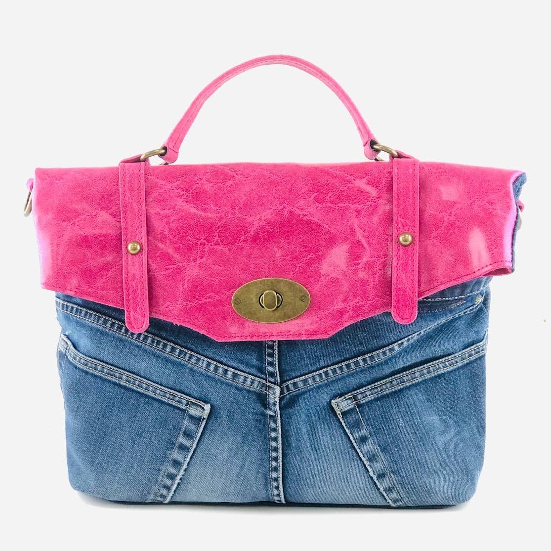 POSTINA LEONARDO VINTAGE DENIM PATTA SHINYLAMB COVER