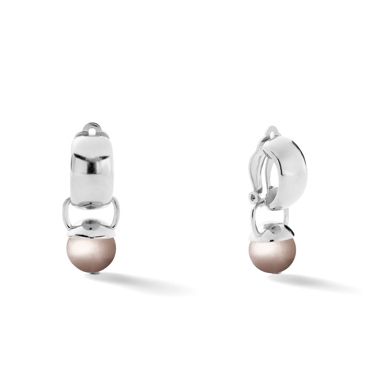 Sterling Sleek & Sculpted Ear Clips Medium
