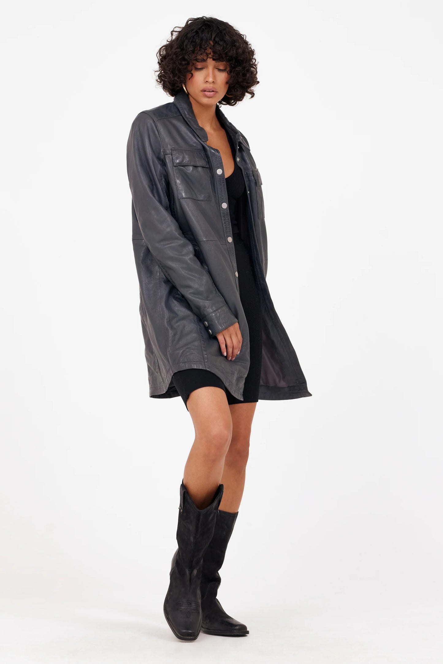 Miha RF Leather Jacket
