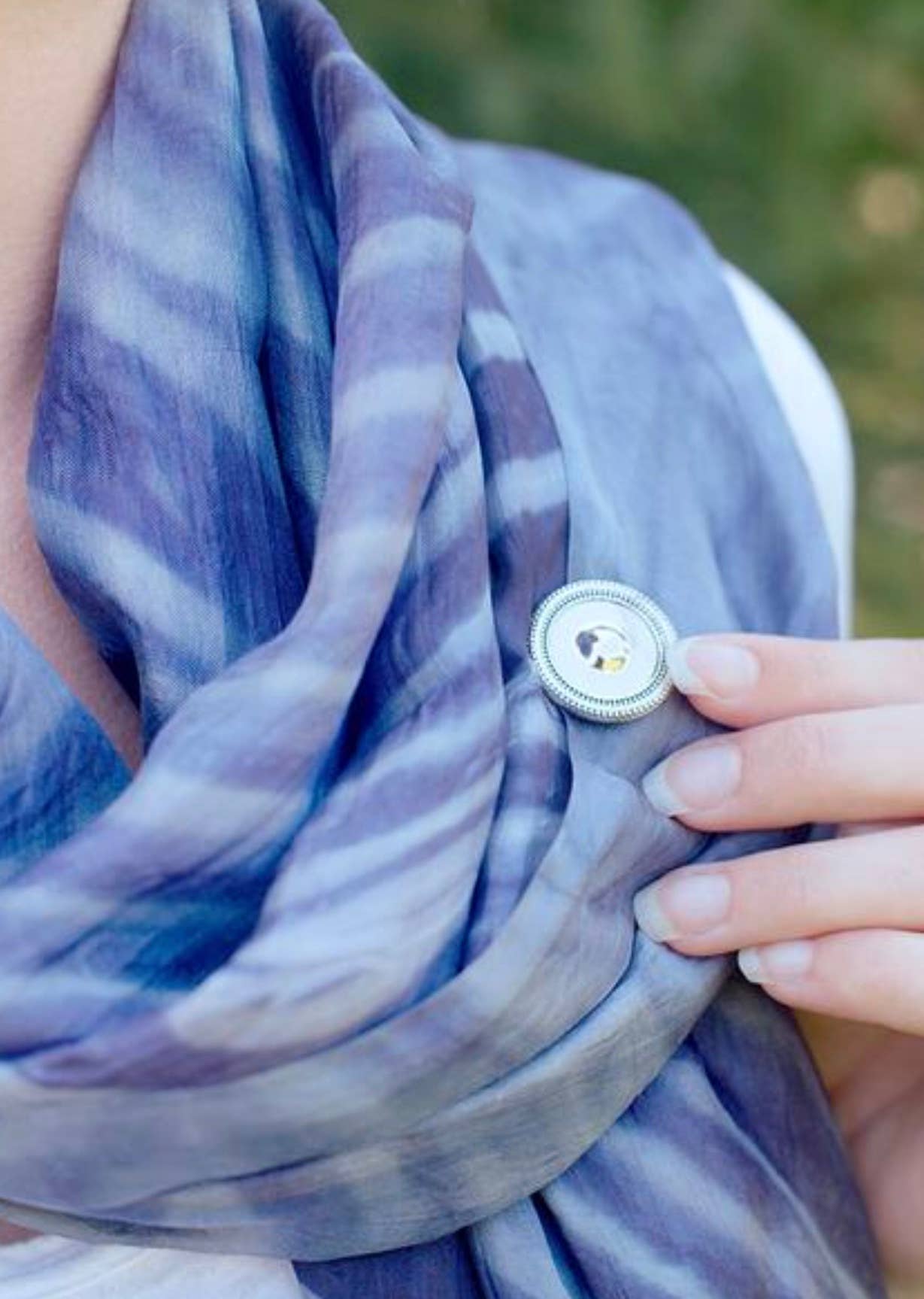 Antique Clear Rhinestone Cluster Pin Set