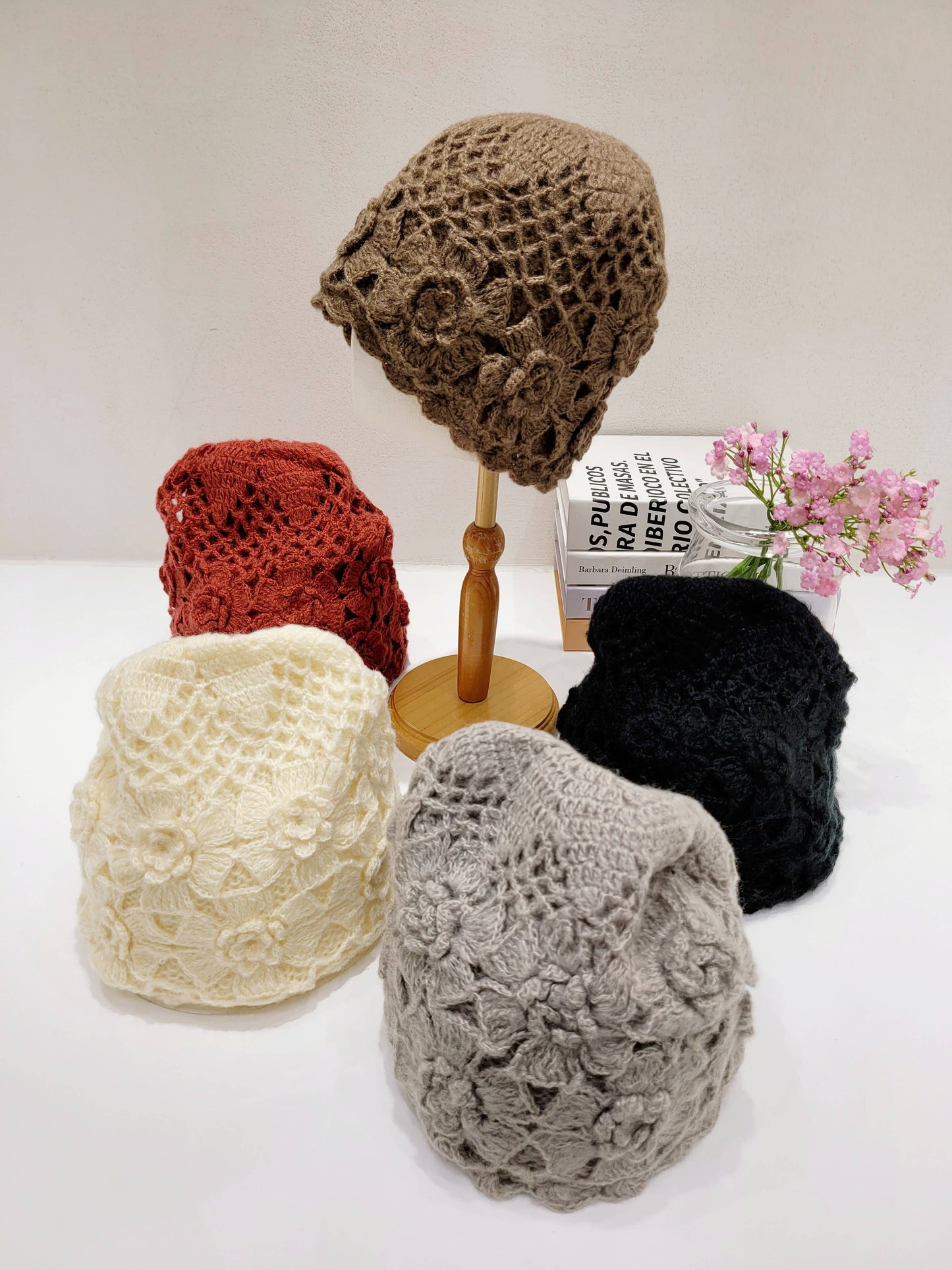 Elegant Crochet Knitted Beanie