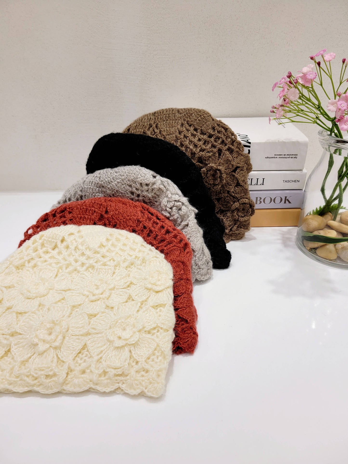 Elegant Crochet Knitted Beanie