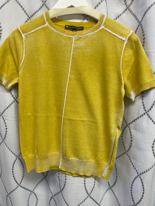 Line Detail Sweater - Citron