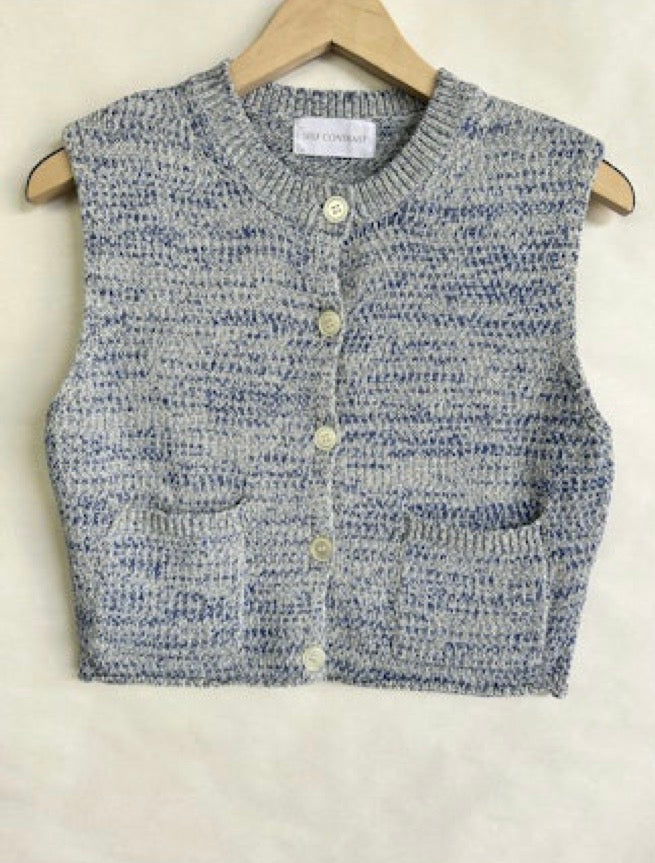 Self Contrast Adaline Sweater Vest