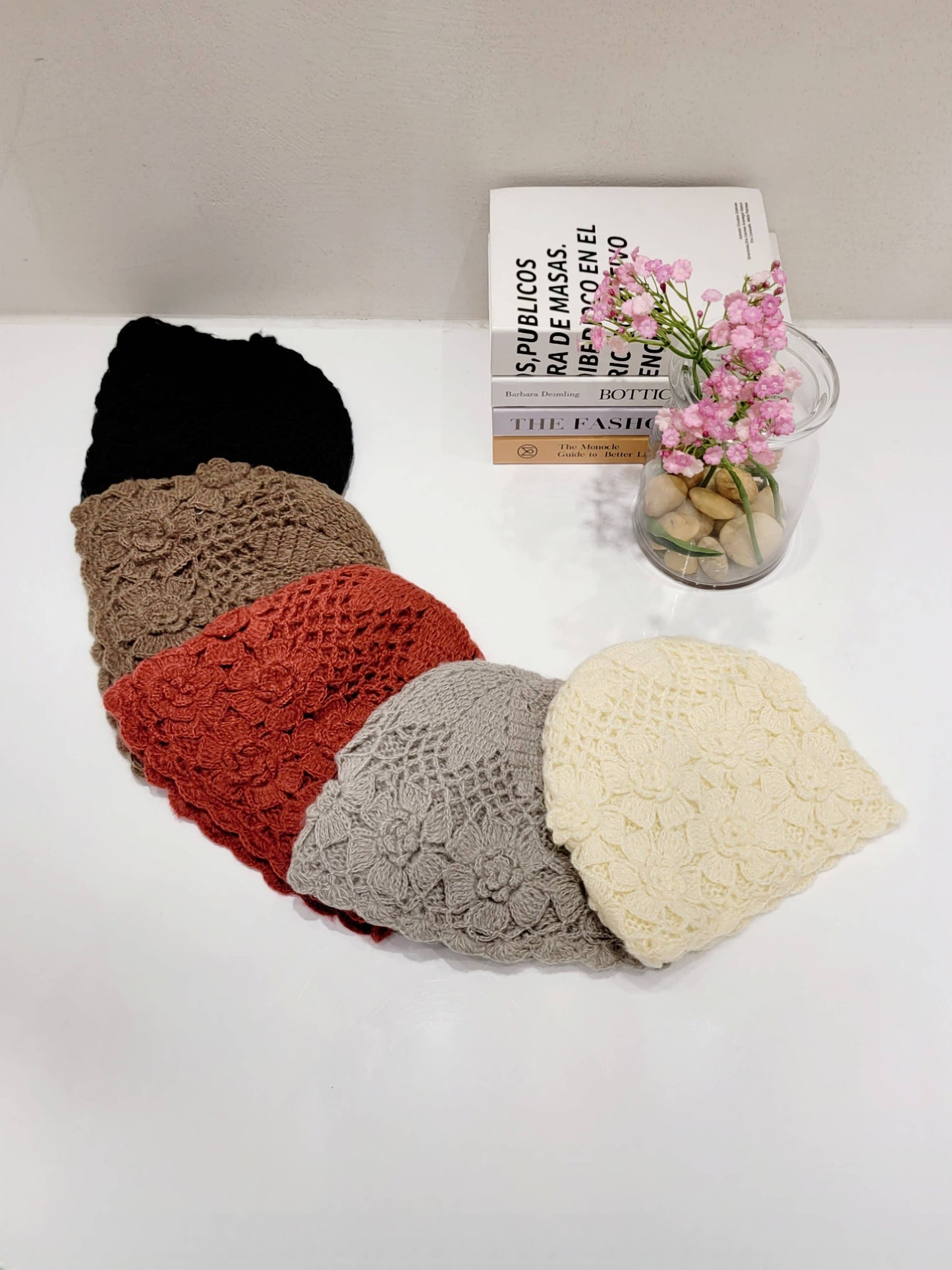 Elegant Crochet Knitted Beanie