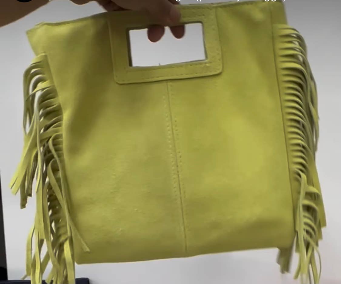 STFRA Italian Fringed Suede  Crossbody Bag JIJOU CAPRI