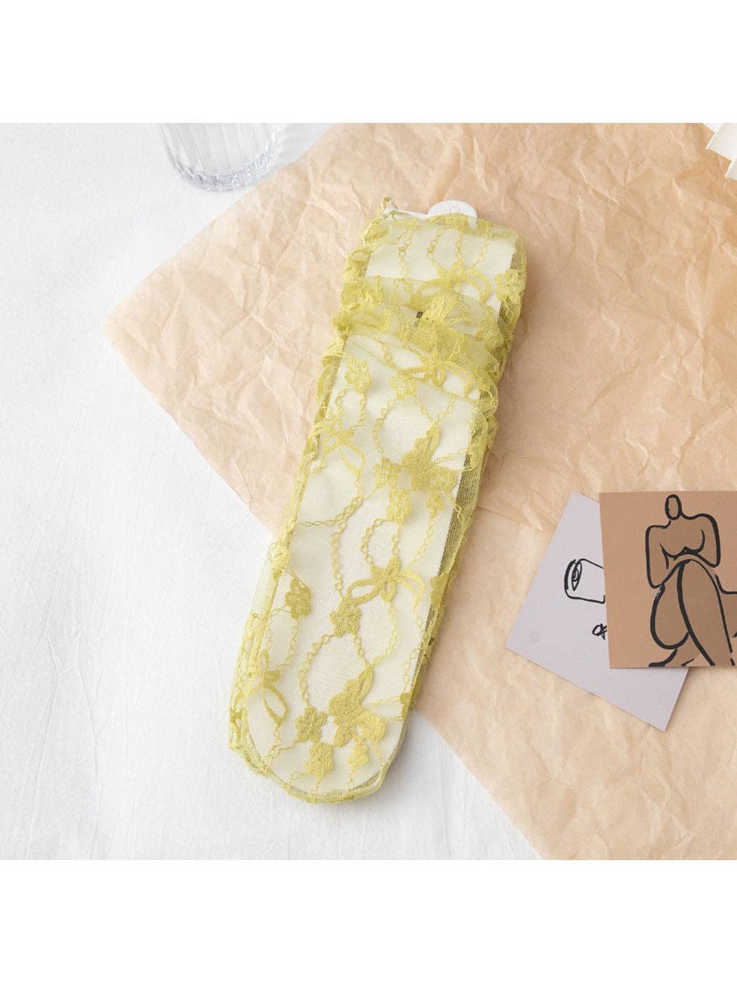 Rufia - Soft Lace Sheer Socks