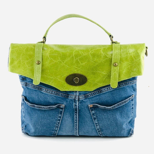 POSTINA LEONARDO VINTAGE DENIM PATTA SHINYLAMB COVER