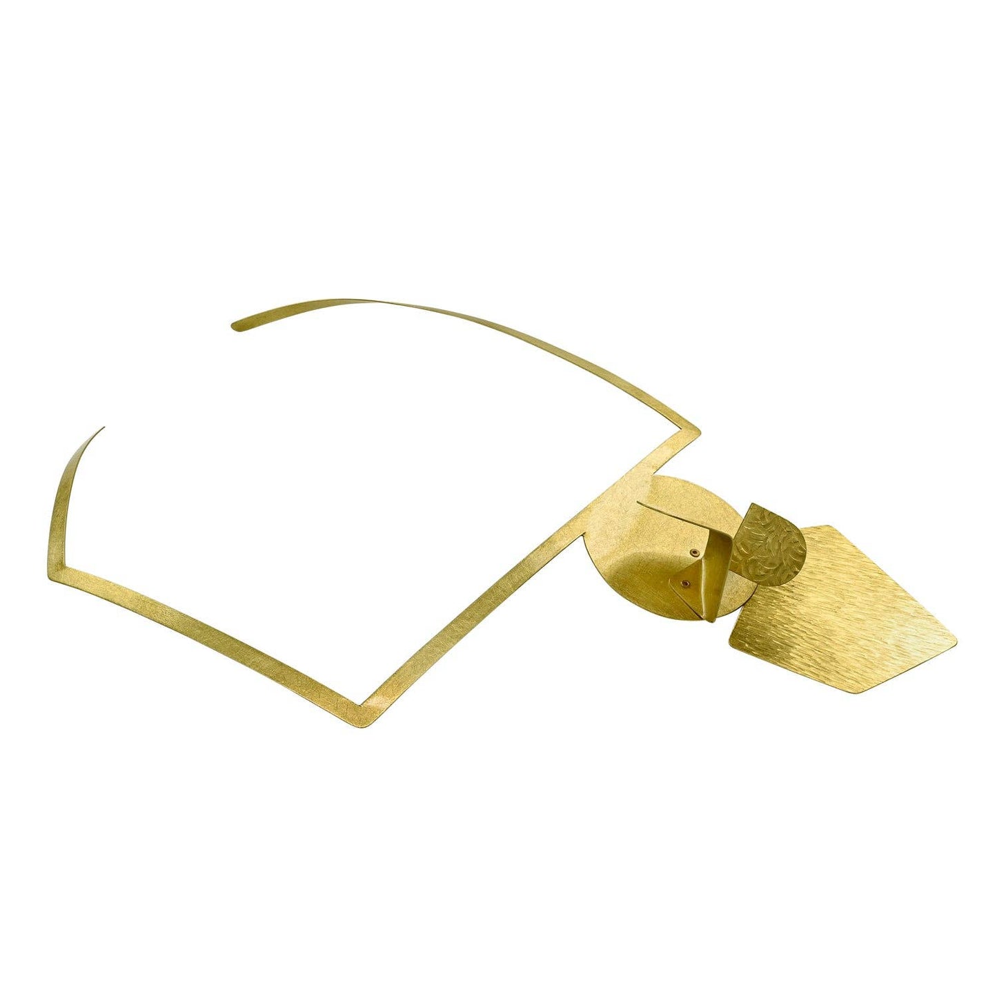 REFLECT 1 Abstract Interchangeable Gold-Tone Necklace