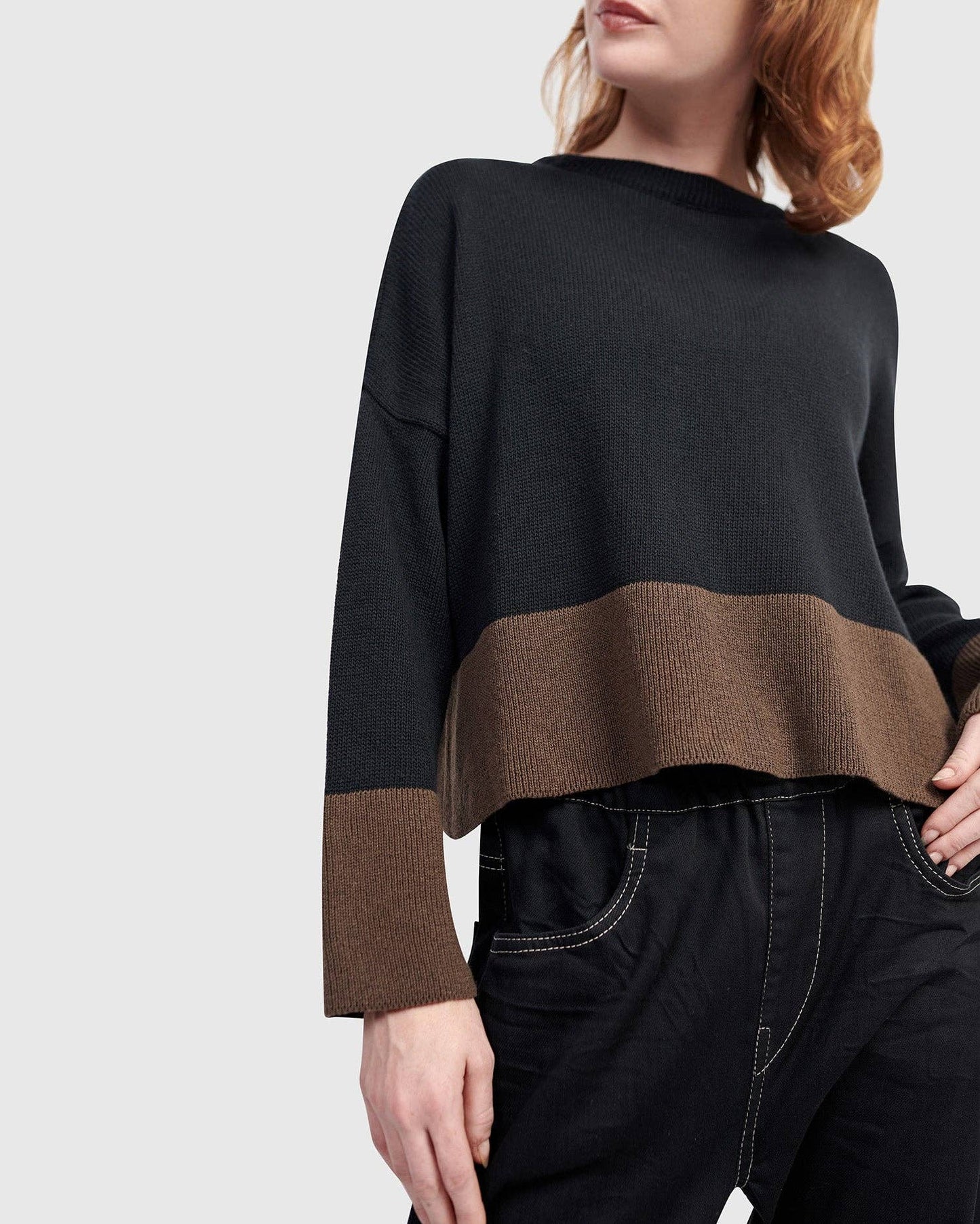 Vista Block Sweater, Mix