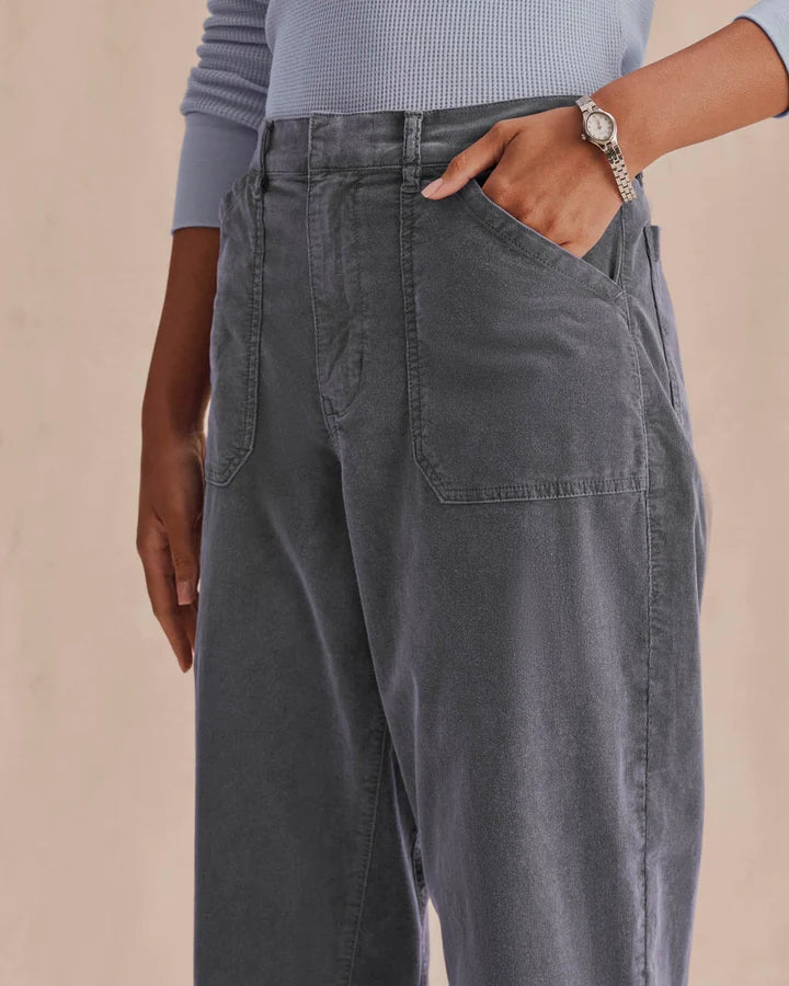 Carissa Corduroy Pant in Ash Navy