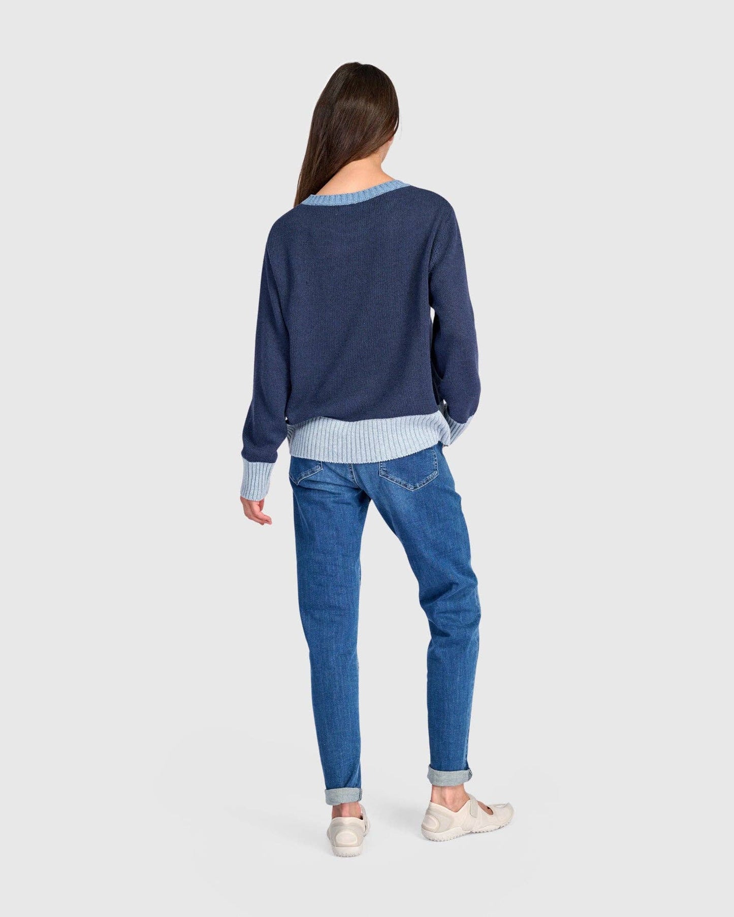 Bauble Pocket Sweater, Blue