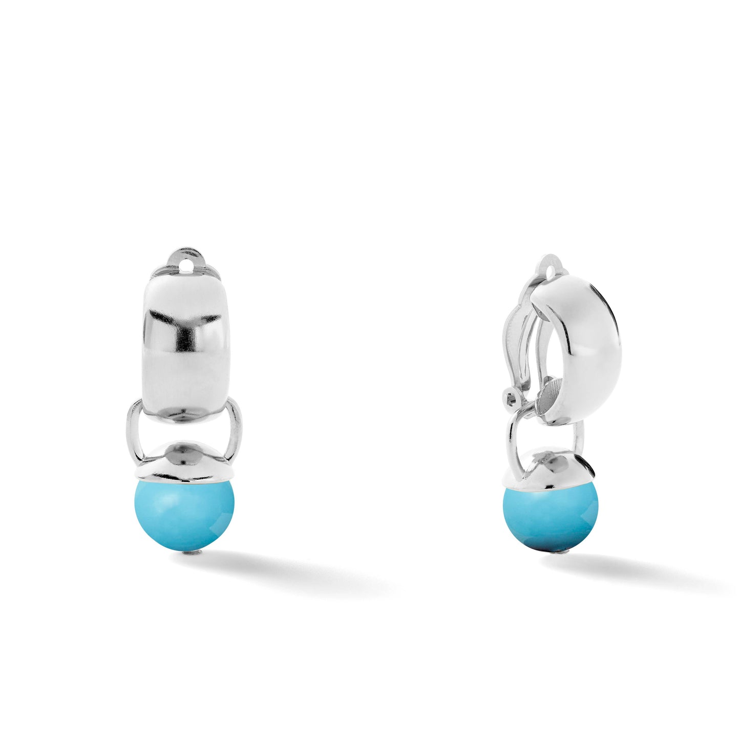 Sterling Sleek & Sculpted Ear Clips Medium