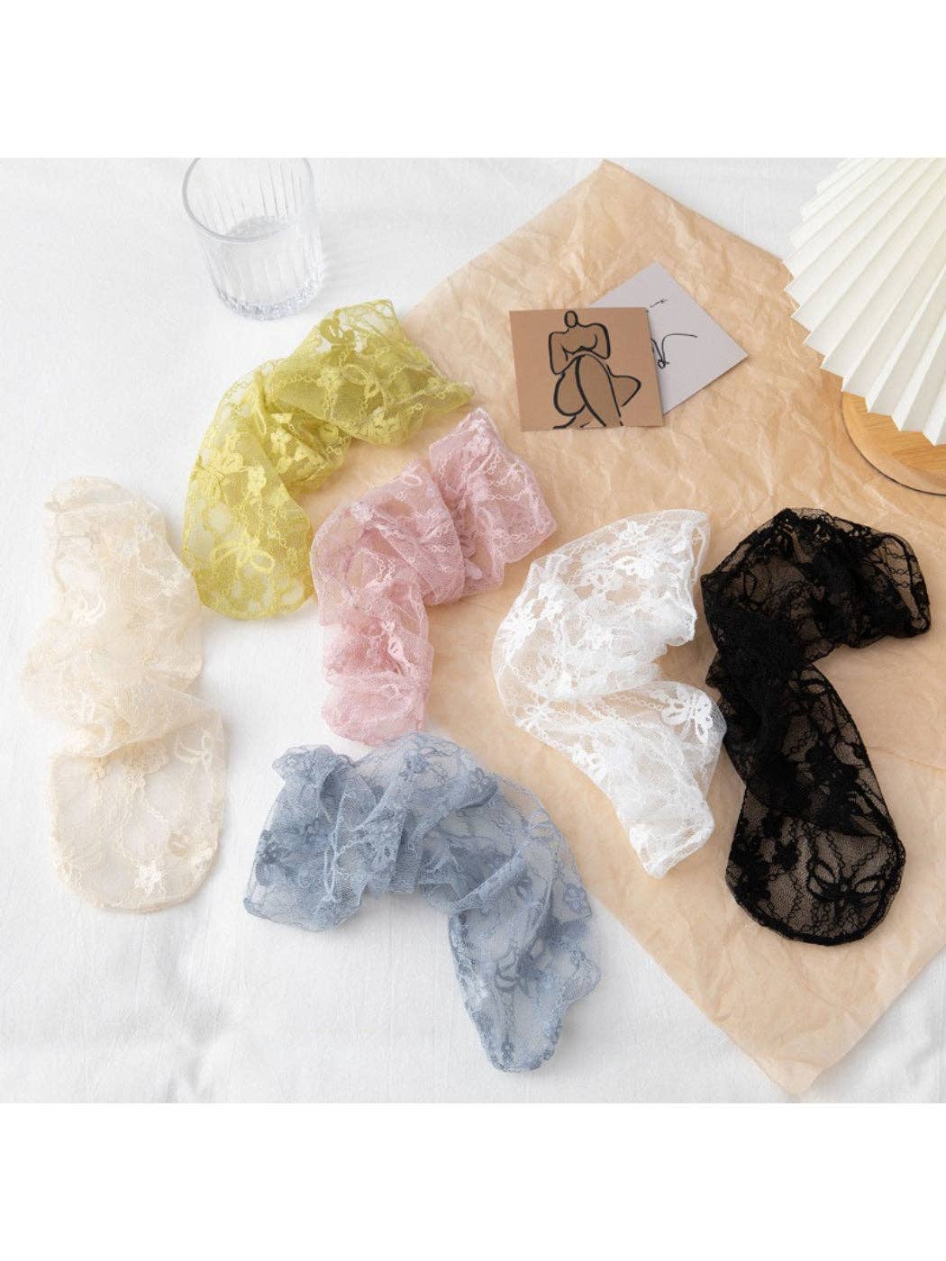 Rufia - Soft Lace Sheer Socks