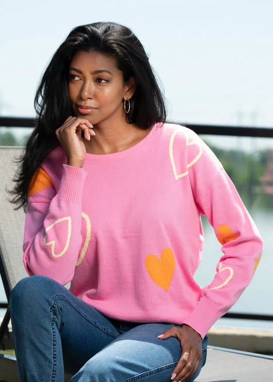 Hearts Sweater