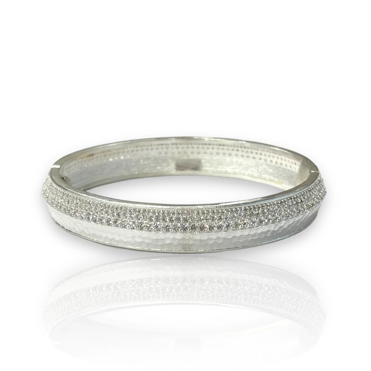 SIlver Pave Noma Bangle