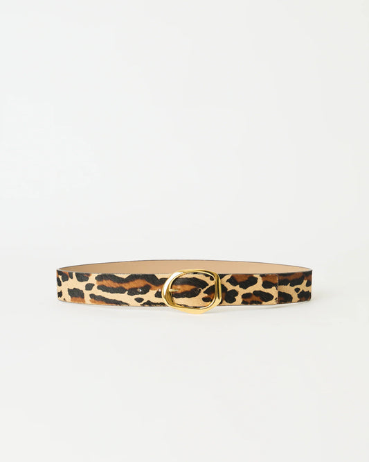 EDMOND MINI CALF-HAIR LEATHER BELT