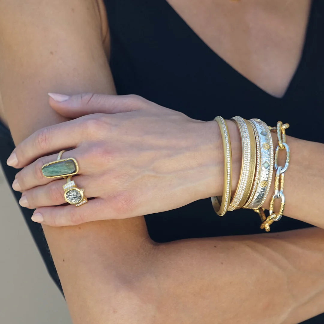 Gold Pave Noma Bangle