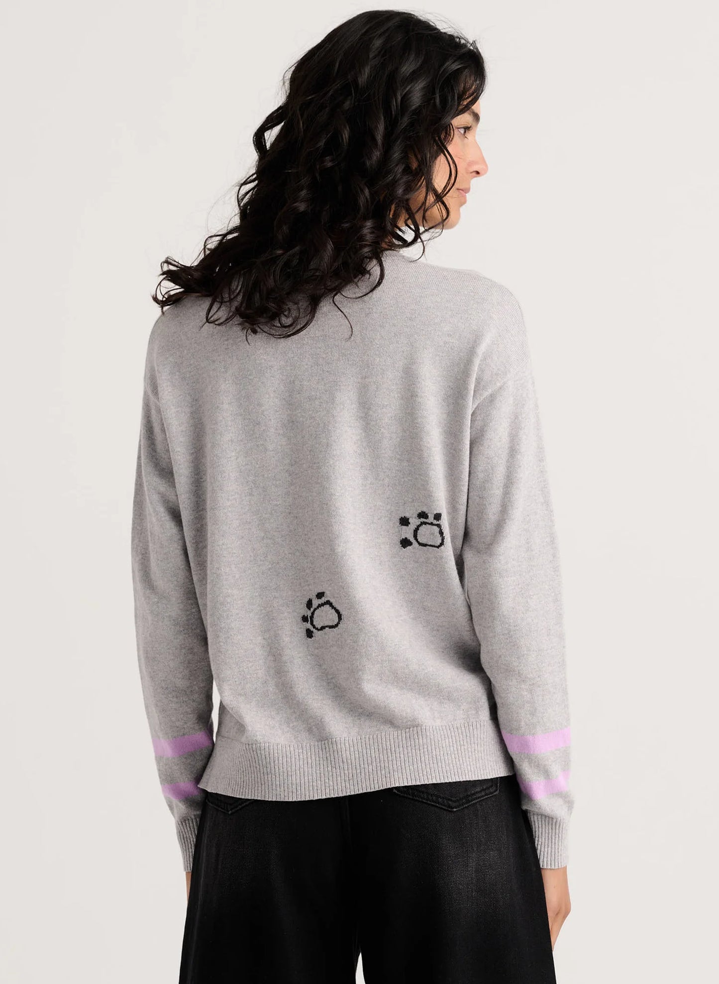 Cheeky Cat Sweater in Marl