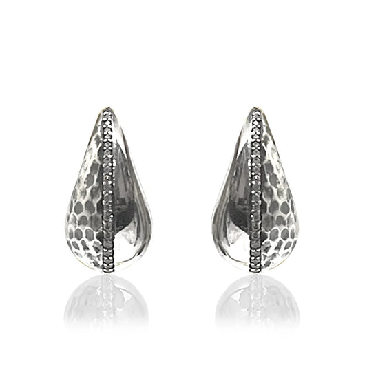 Vintage Silver Gia Teardrops Earrings