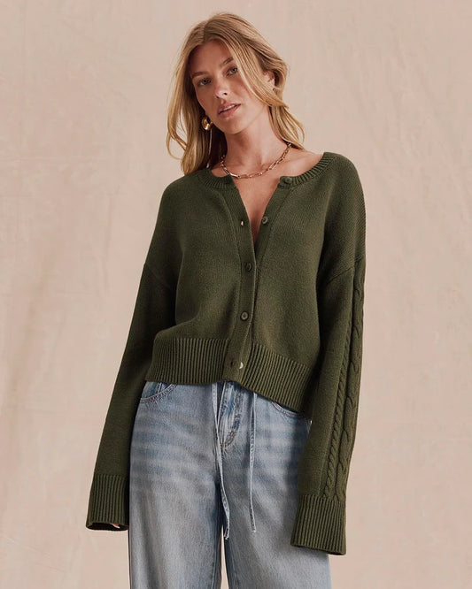 Sonoma Cardigan in Pine