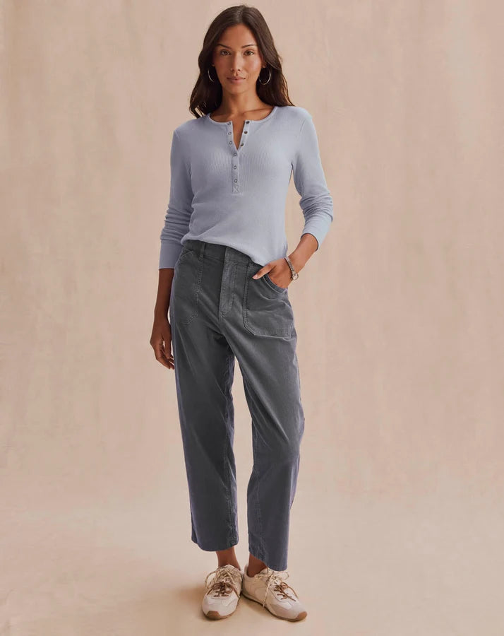 Carissa Corduroy Pant in Ash Navy