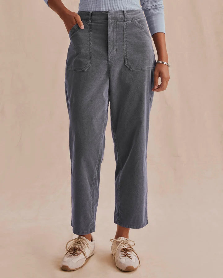 Carissa Corduroy Pant in Ash Navy