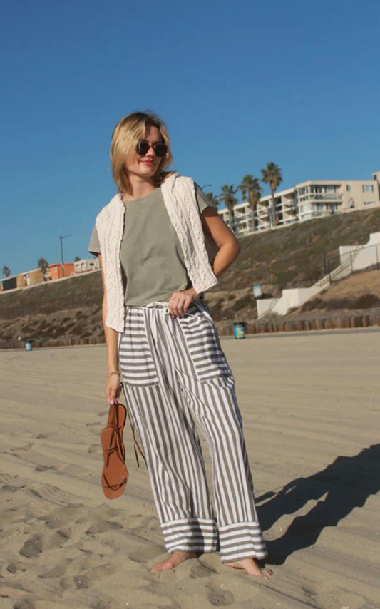 Ella Contrast Stripe Pant