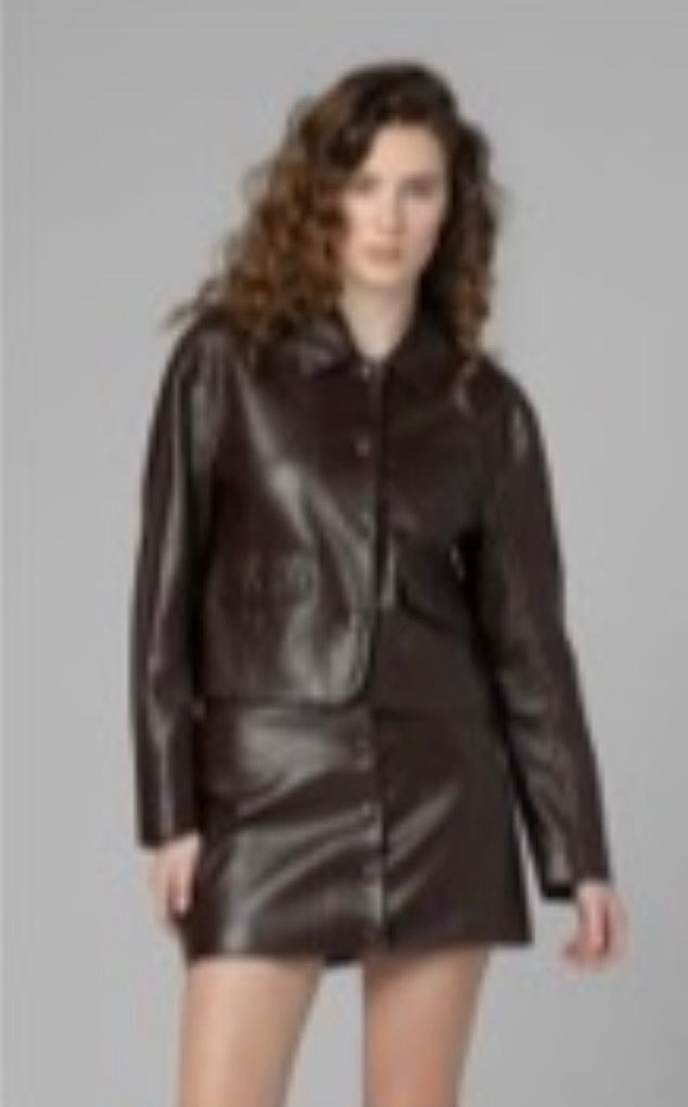 Wait For It Jacket in Brown