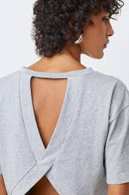 Suncoo Marti Cross Back Tee in Noir