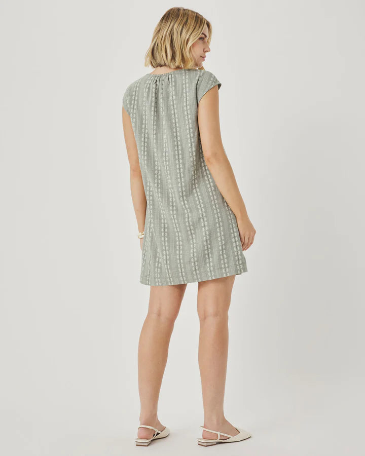 Splendid Meadow Mini Dress in Eucalyptus
