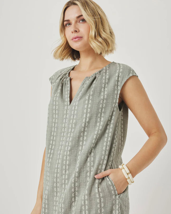 Splendid Meadow Mini Dress in Eucalyptus