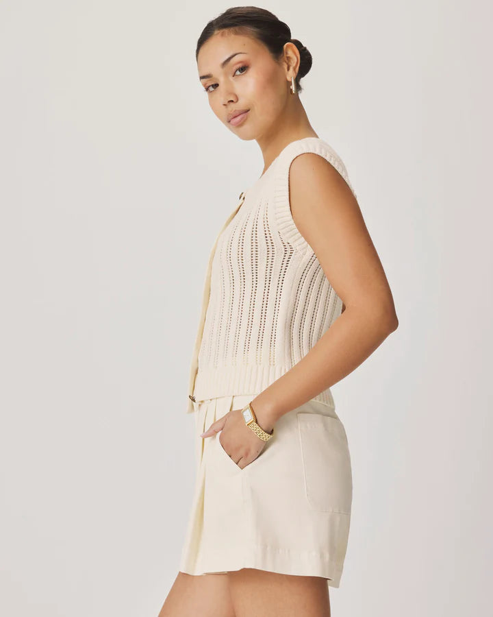 Splendid Luca Knit Tank in Antique Pearl