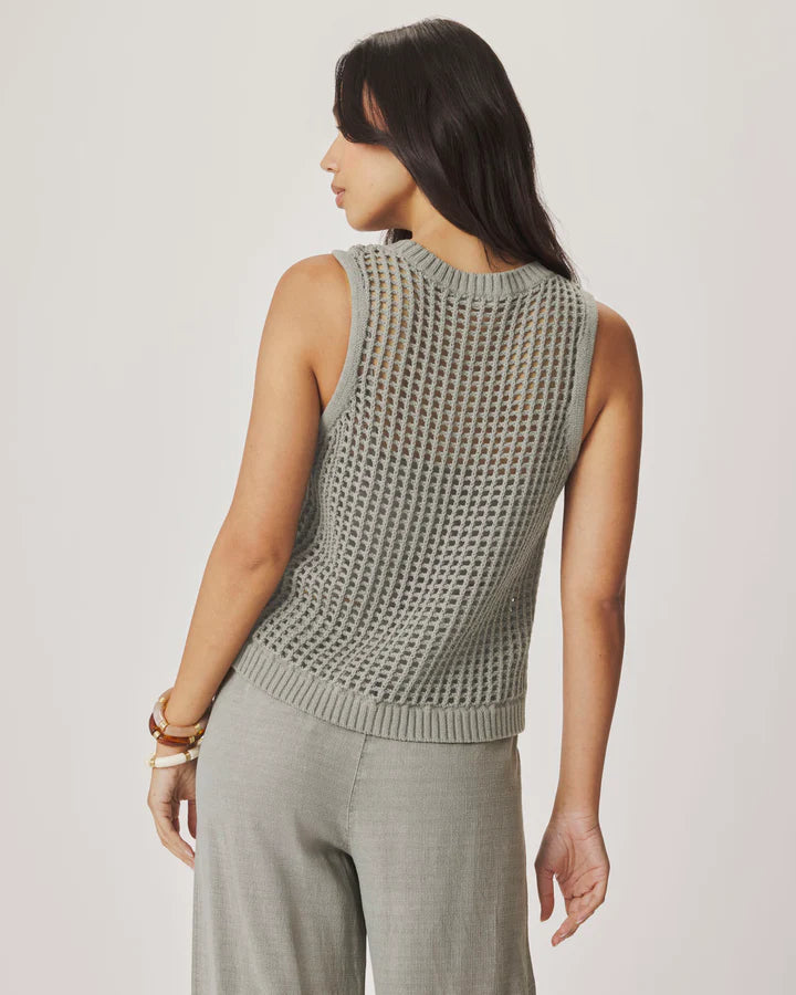 Splendid Camellia Knit Tank in Eucalyptus