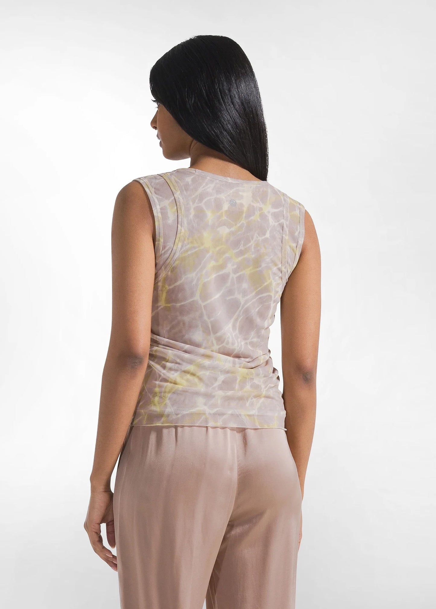 DEHA ALLOVER TULLE TANK TOP