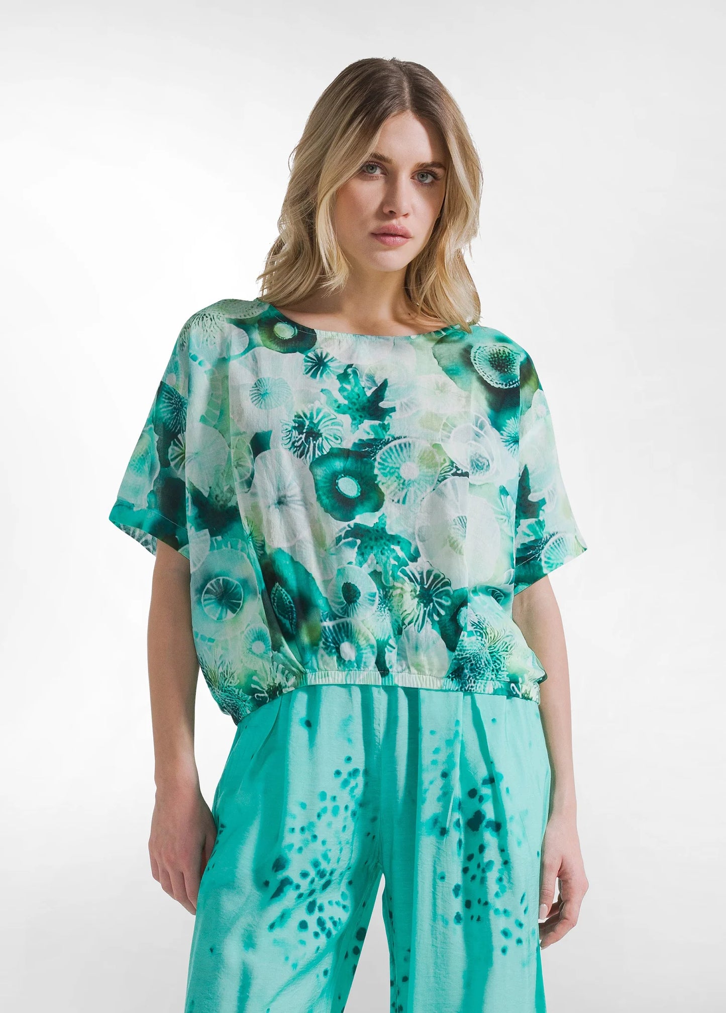 DEHA COTTON MUSLIN ALL-OVER TOP
