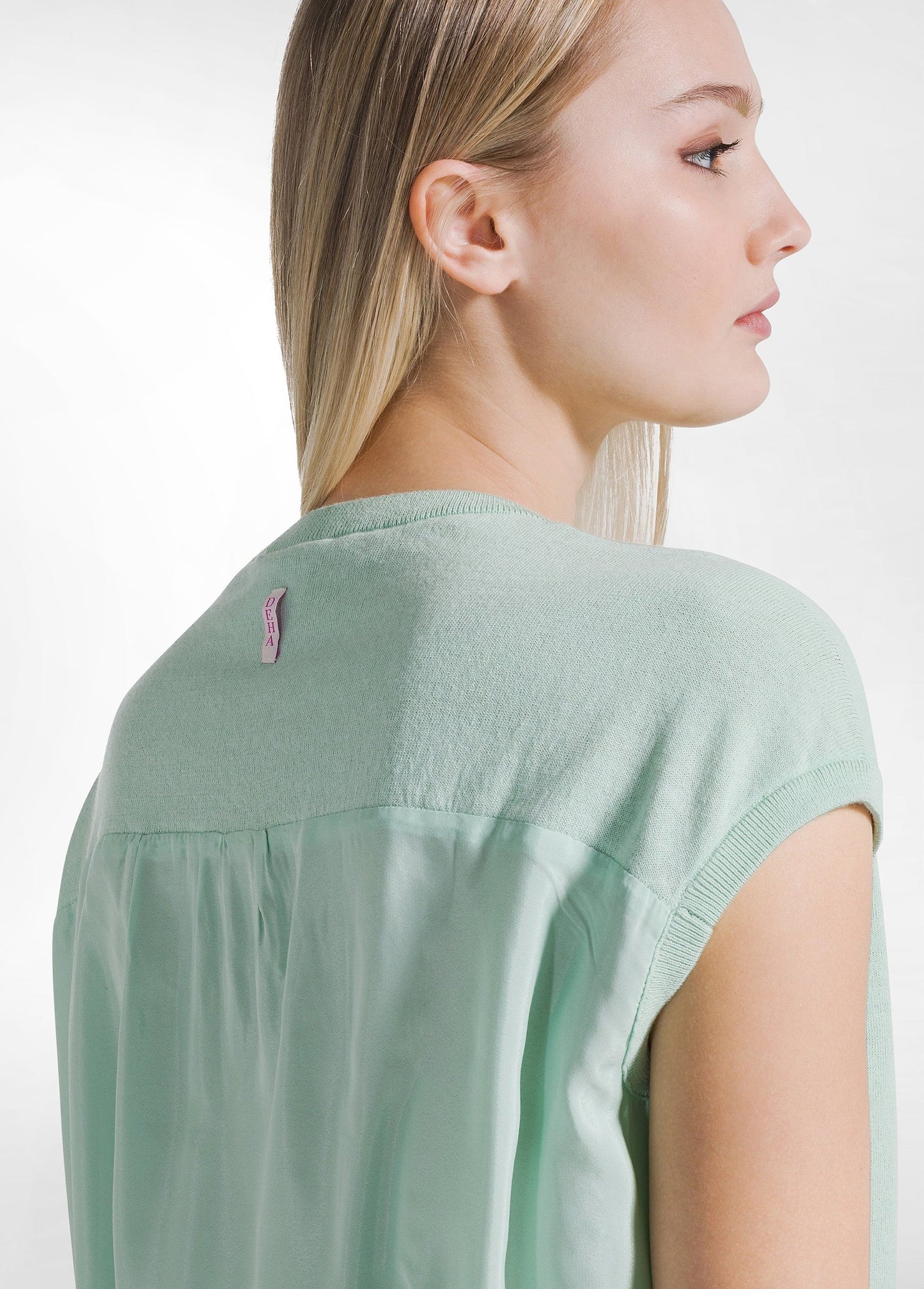 DEHA COMBINED SILK TOP - GREEN