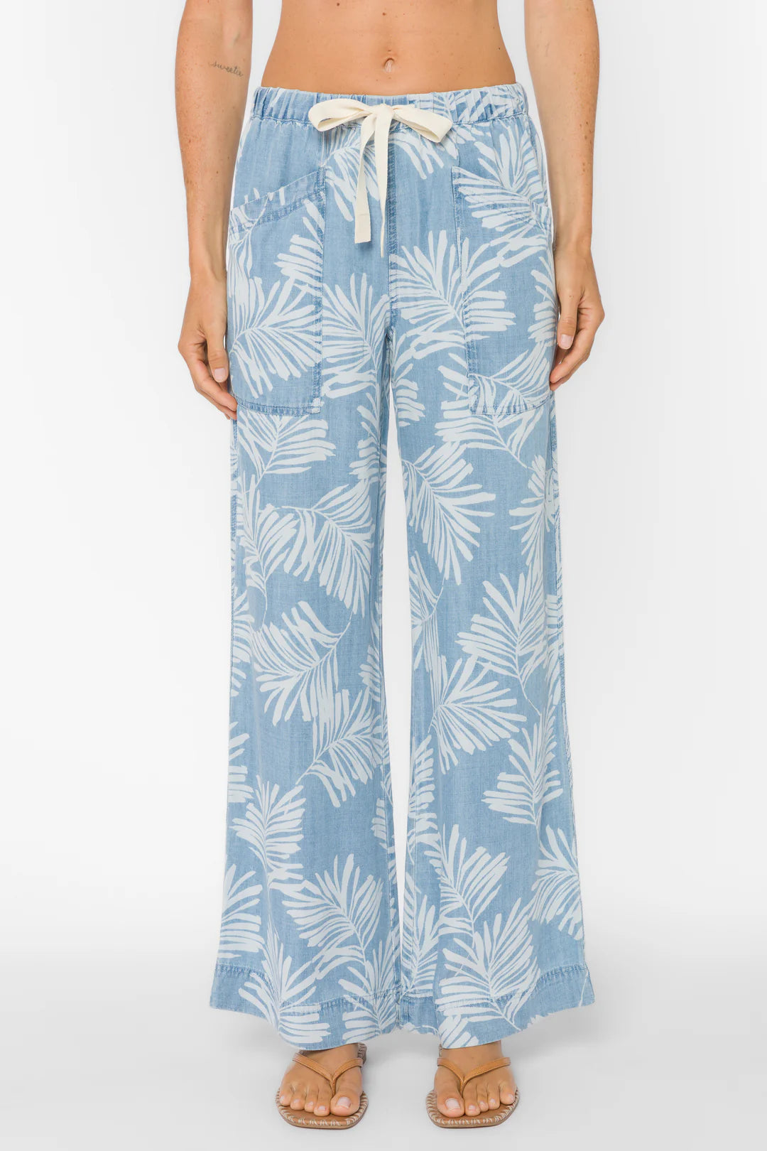 Velvet Heart ALEAH PALM LEAF PANTS