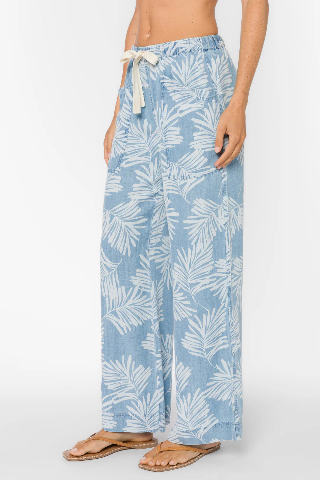 Velvet Heart ALEAH PALM LEAF PANTS